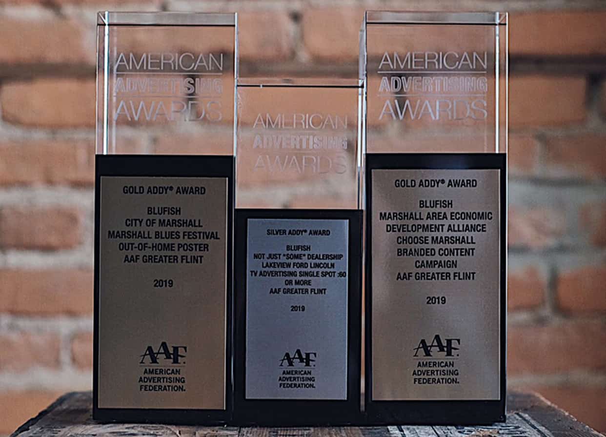 BluFish Wins 4 ADDY Awards at 2019 Show