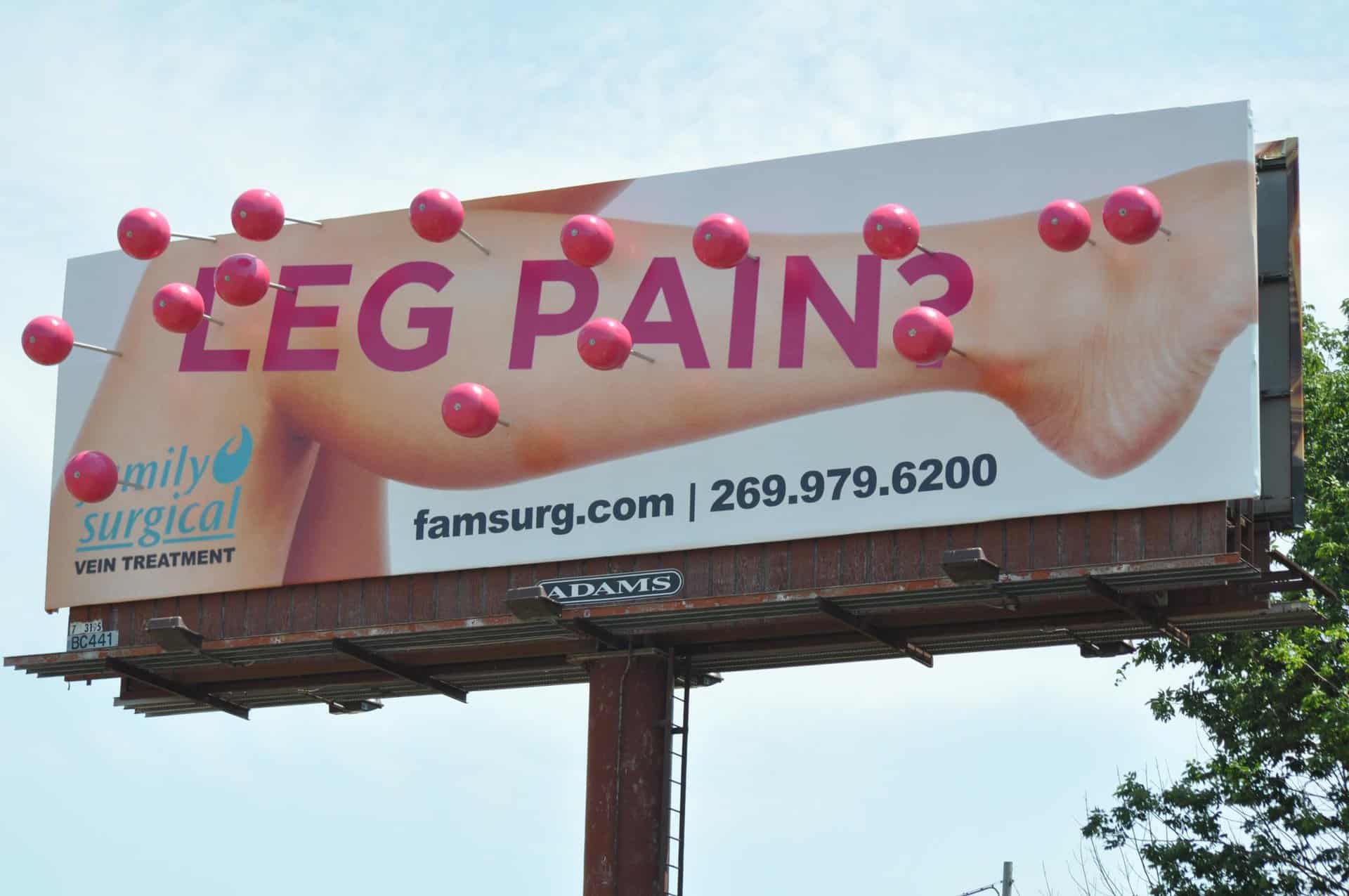 Vein Treatment Billboard - BluFish