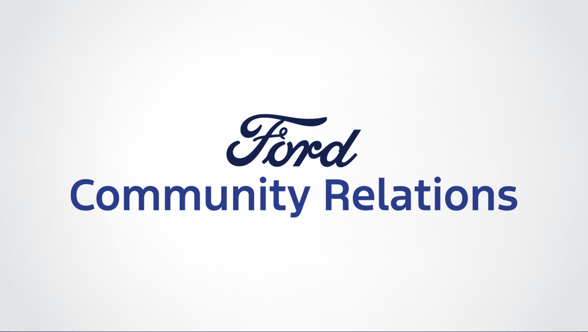 Ford Community Relations - Calhoun County